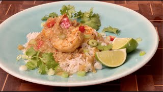 Coconut Shrimp Curry in 30 Minutes- Prawns |Christine Cushing