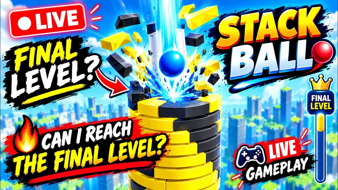 Stack Ball Gameplay Challenge #live #stackball #verticalfeed - YouTube
