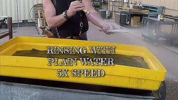 STEEL F/X® ~Short Demo of Removing Mill-Scale (Tank Method)