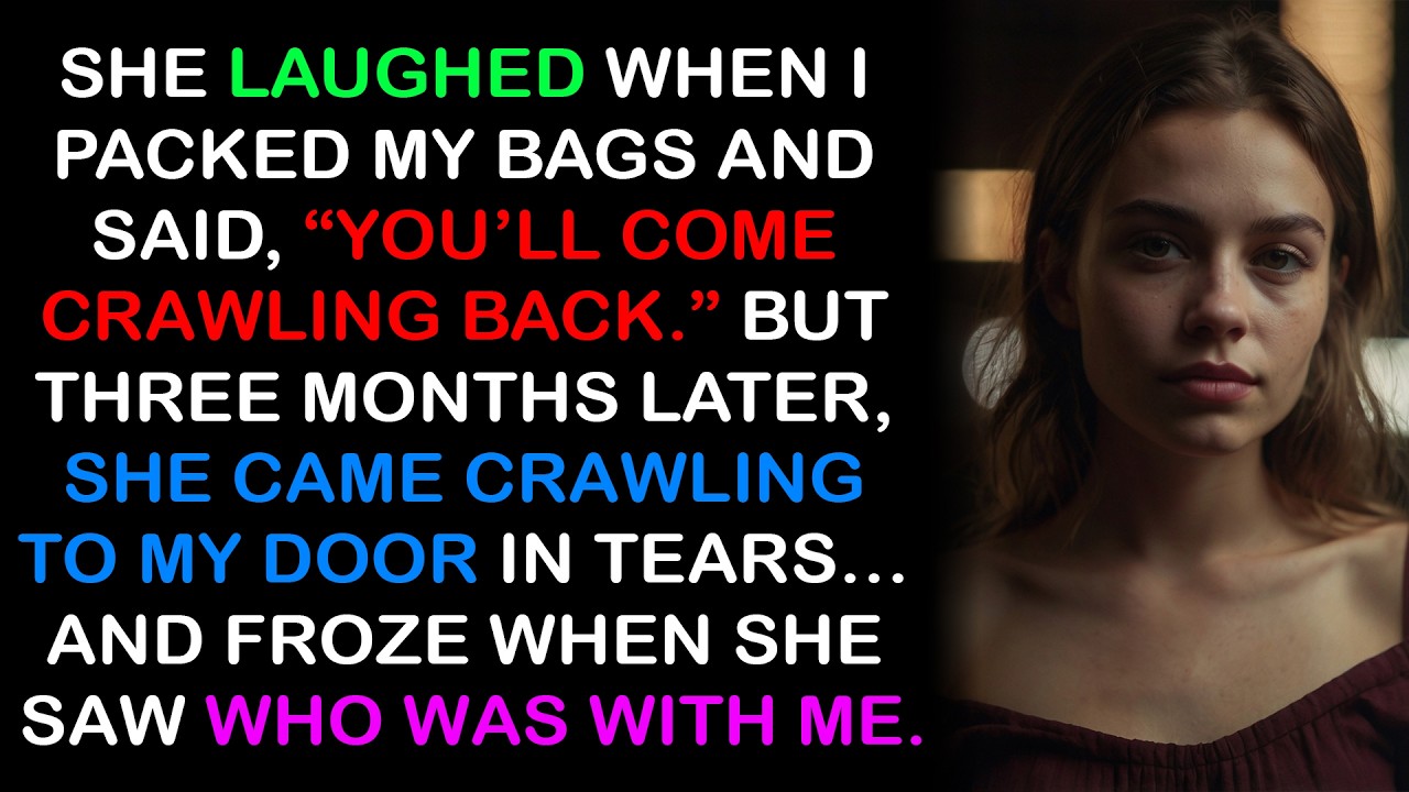 She Said I’d Come Crawling Back… But Three Months Later, She Was the One at My Door in Tears