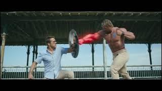 Captain America Shield scene | Free Guy (2021) | Chris Evans Reaction