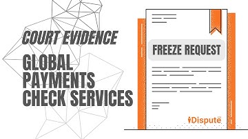 Global Payments Check Services - Security Freeze - iDispute - Online Document Creator and Editor