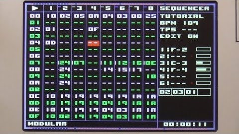 NerdSEQ Tutorial 3 - Sequencer Screen