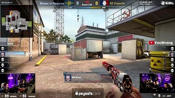 G2 vs NiP (Highlights Cache) ESL ONE Cologne 2017