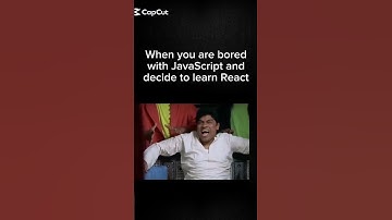 Learning React 🤩 #memes #relatablecontent #codingmeme #javascript #relatablememes #programming #code