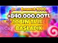 SWEET BONANZA 1000 TÜRKİYE REKORU ???? 850.000TL KAZANDIM HEM DE 10.000TL İLE GELDİ