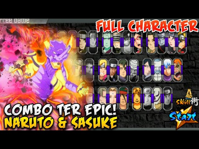 Naruto Senki Mod Full Character!! Combo Ter Epic Naruto & Sasuke | Kurama Susanoo class=