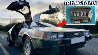 This Back to the Future car has a Problem  'TIME' to Fix it