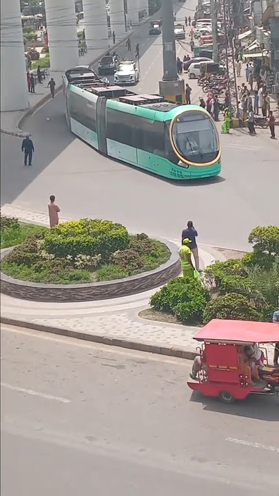 new tram train in lahore Tram bus in Lahore Another project by Maryam Nawaz sharif lahore beauty