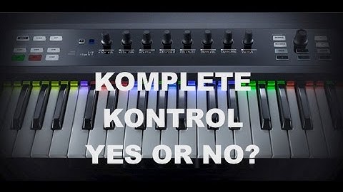 NI KOMPLETE KONTROL and Alternatives
