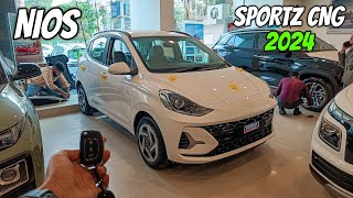 Hyundai Grand I10 Nios Sportz Cng 2024 ❤️ | Price • Features • Real Life Detailed Review