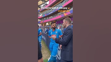 David Beckham with Virat Kohli at the Cricket world cup #davidbeckham #viratkohli #kohli #cricket