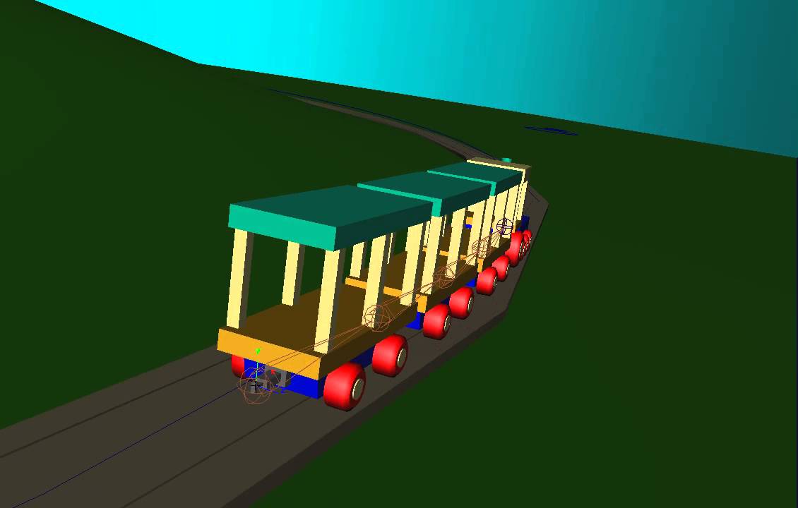 Train animation - YouTube