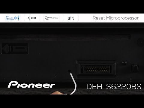 How To - Microprocessor Reset - Pioneer 1 DIN Audio Receivers 2020