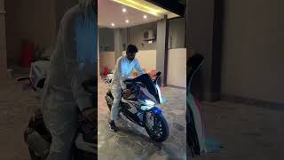 Bilal Marth on BMW 1000RR beast mode 😍 #bilalmarth #youtubeshorts #trending