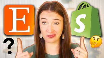 SHOPIFY vs ETSY- Which platform should you sell on? 🧐