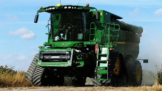 Best of John Deere S790i - Big Combine Harvesting Different Crops | Danish Agriculture