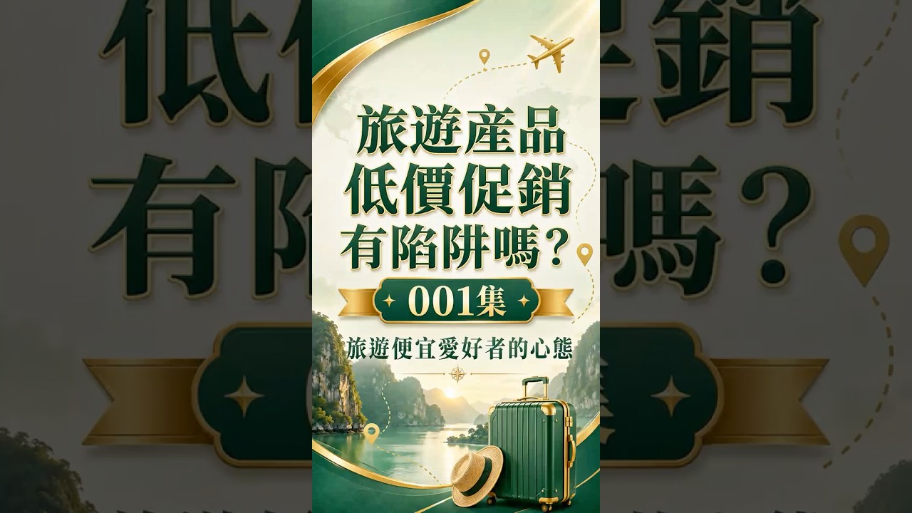 旅遊低價促銷產品有陷阱嗎-001集/旅遊便宜愛好者的心態 #旅行 縮圖