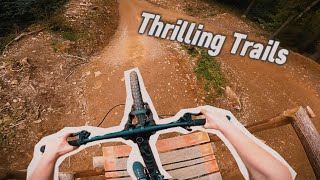 Thrilling trails at Bikepark Geisskopf, and the first real summer day !