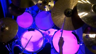 Drummer playing pop rock