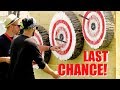 World Champion VS Intense Knife Throwing Competition