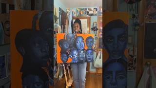 The meaning behind my painting, “THE BLUES.” #art #shorts