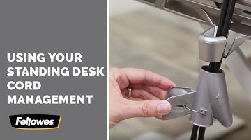 How to Use Your Lotus DX™ Cord Management -Fellowes Lotus DX