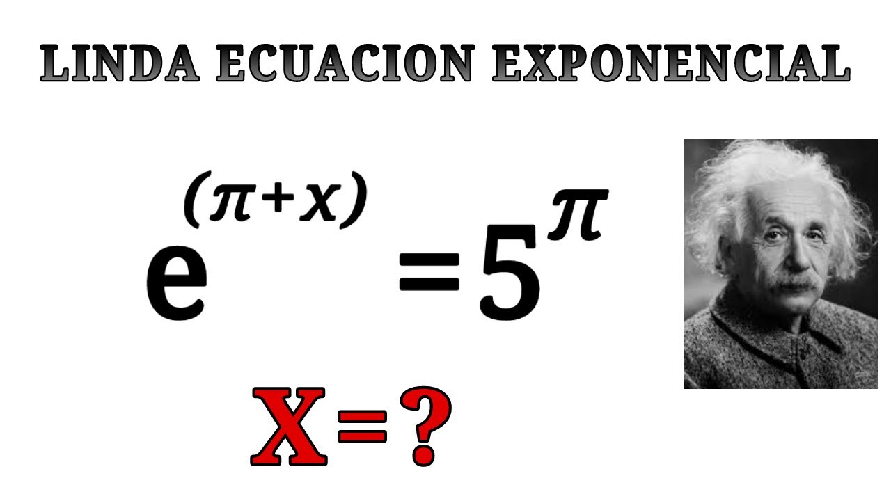 Aprende como resolver esta Bellísima  ecuación exponencial..!!!