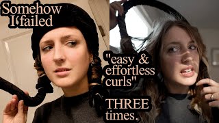 Heatless curls: I tried 3 times, y&#39;all. [ + Ana Luisa earrings! ]
