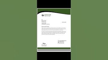 A4 Letterhead Template #letterhead