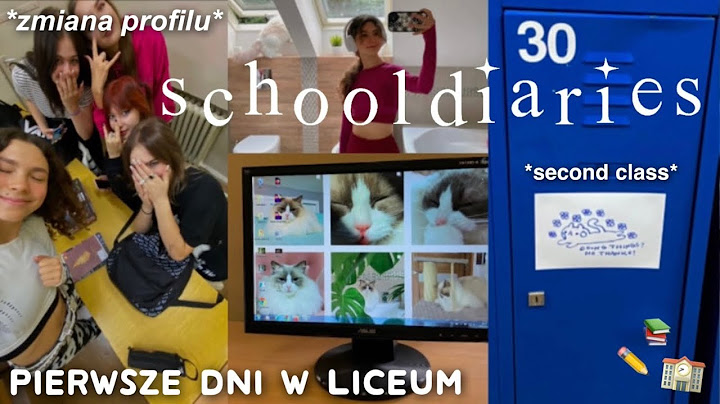 PIERWSZE DNI W LICEUM *zmiana profilu, 2 klasa* school diaries vlog