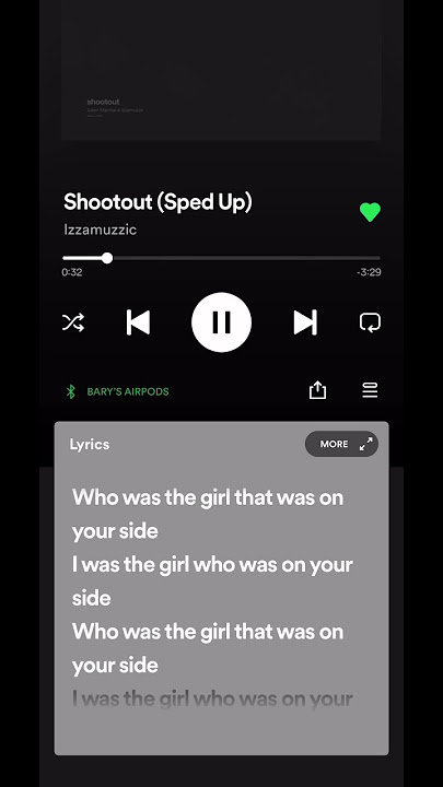 song-shootout (sped up) those are a actual lyrics for whoever wanted