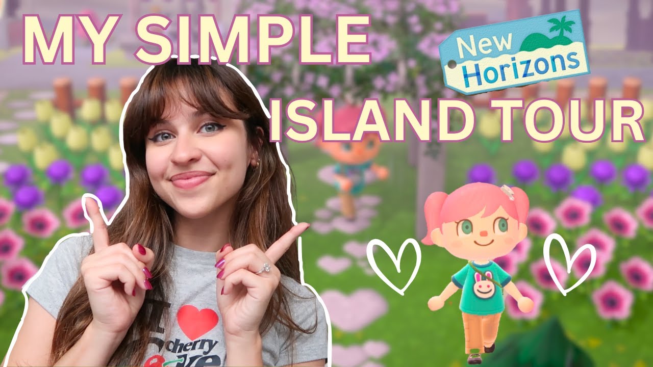 MY ANIMAL CROSSING ISLAND TOUR♡ (cozy rain day)