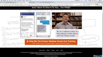 Perfect Webinar Script PDF | Get The Script, Funnel and Training for Free