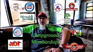 Campground memberships we use to live full time in a RV on a budget