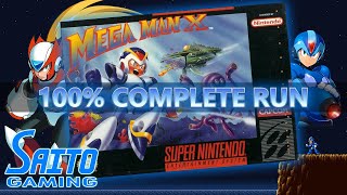 (SNES) Megaman X 100% Complete Run + Ending (Credits)