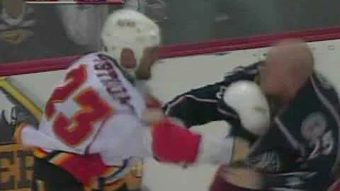 Eric Nystrom vs Jason Chimera Nov 8, 2008