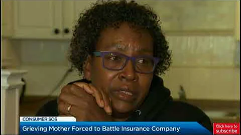 Grieving mother forced to battle insurance company