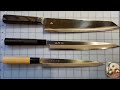 More Sashimi Knives - For contrast with my brother&#39;s video