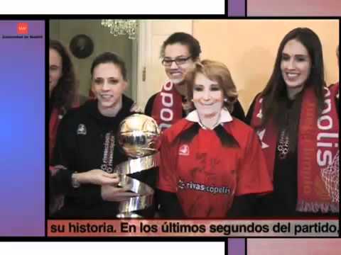 Aguirre recibe a la plantilla del Rivas Ecpolis tras ganar la Copa de la Reina de baloncesto