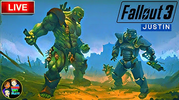 🟠 Fallout 3 - Building the Perfect Character 100% Game Completion - Justin Stream #1 - The Vault