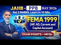 JAIIB PPB (Auth Dealers, Auth Persons, Current and Capital Transactions) Get 2 Marks in 10 Min Video