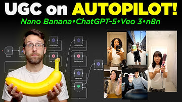 Infinite UGC Ads Fully Automated! (n8n, Veo3, Nano Banana, ChatGPT-5)