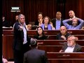 ערוץ הכנסת - סערת אורן חזן-קארין אלהרר בליל ההצבעה על התקציב, 18.11.15