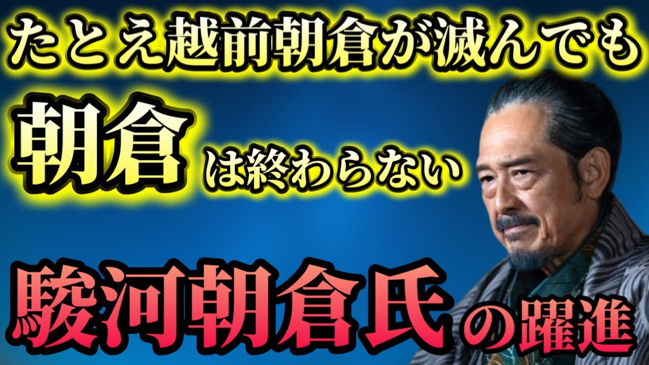 【駿河朝倉氏】越前朝倉だけじゃない！躍進したもう1つの朝倉氏〜駿河朝倉氏〜