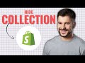 How to Hide or Unlist a Collection in Shopify (2025 Tutorial)