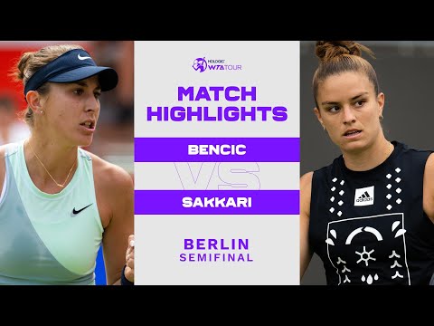 Belinda Bencic vs. Maria Sakkari | 2022 Berlin Semifinal | WTA Match Highlights