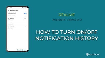 How to Turn On/Off Notification History - realme [Android 11 - realme UI 2]