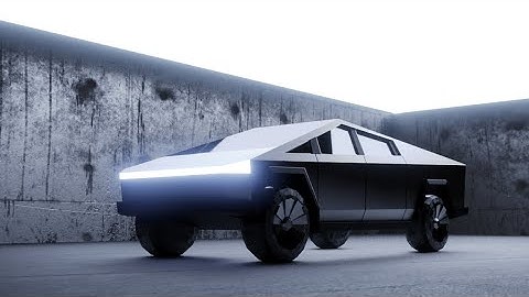 Cybertruck | Blender Speed Modelling