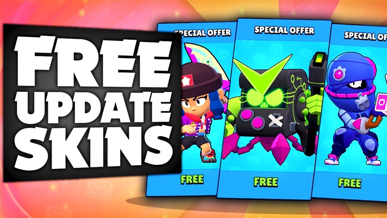 How To Get Free Lunar New Year Skins Virus 8 Bit More Update Skins In Brawl Stars Youtube - brawl stars ultima skin